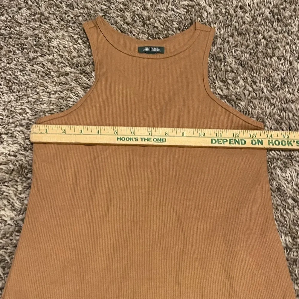 Wild fable muscle tank camel fitted dress
